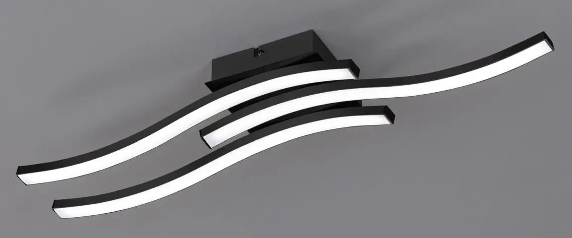 LED-Deckenleuchte Route 3-flg.