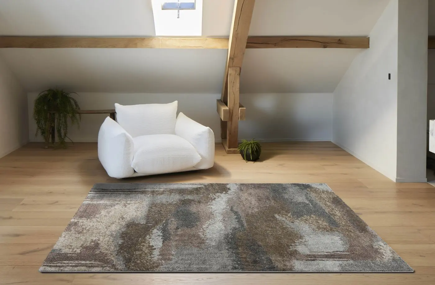 Teppich Madison 120 x 170 cm kupfer, grau