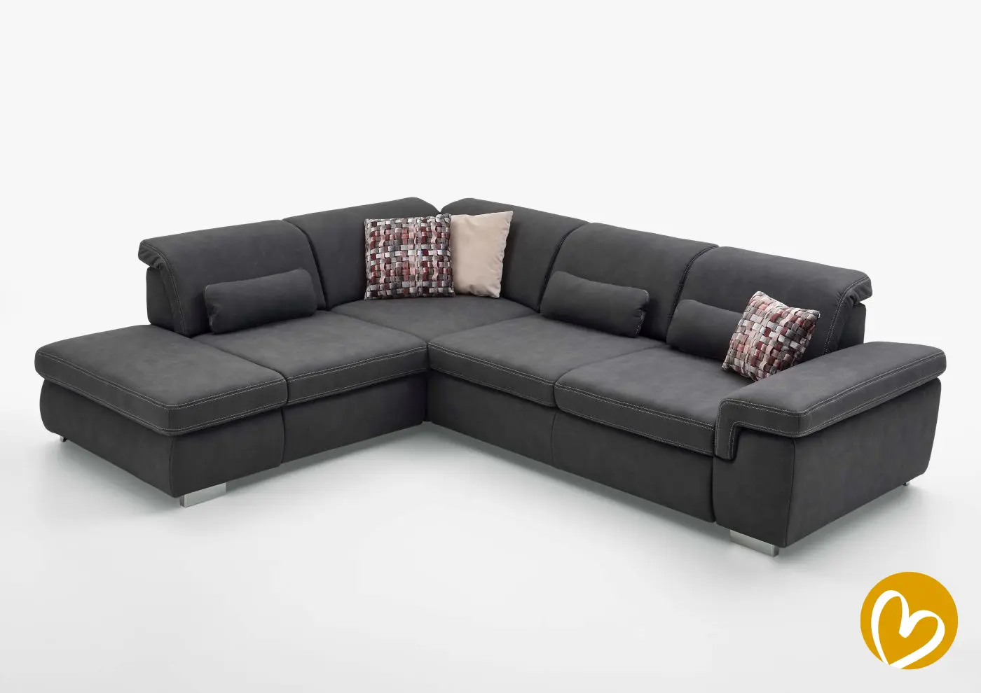 Wohnlandschaft LS 300818 mit Zusatzfunktionen couchliebe.