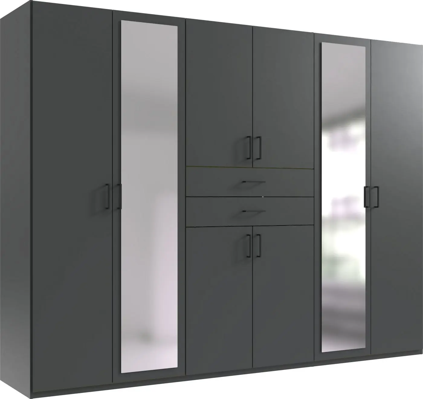 Drehtürenschrank Dillingen 8-türig graphit
