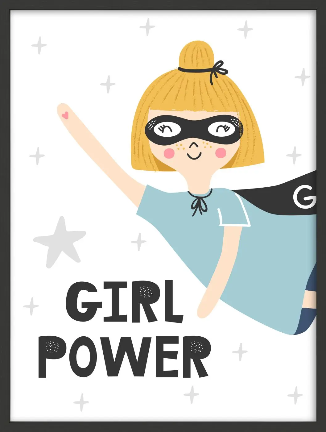 Glasbild Girl Power