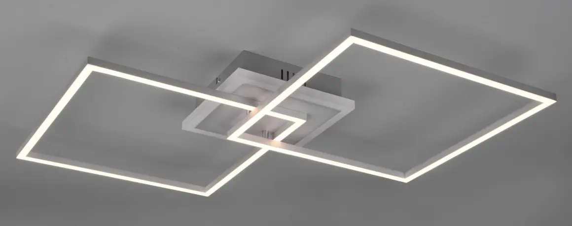 LED-Deckenleuchte Arribo titanfarbig