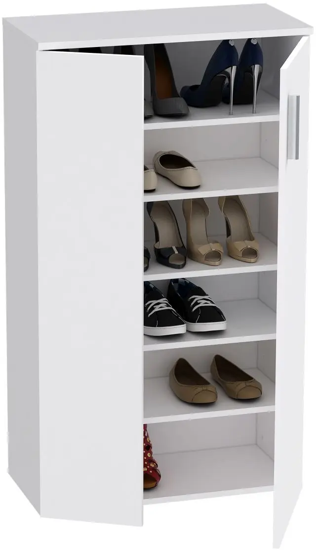 Schuhschrank Boots weiß