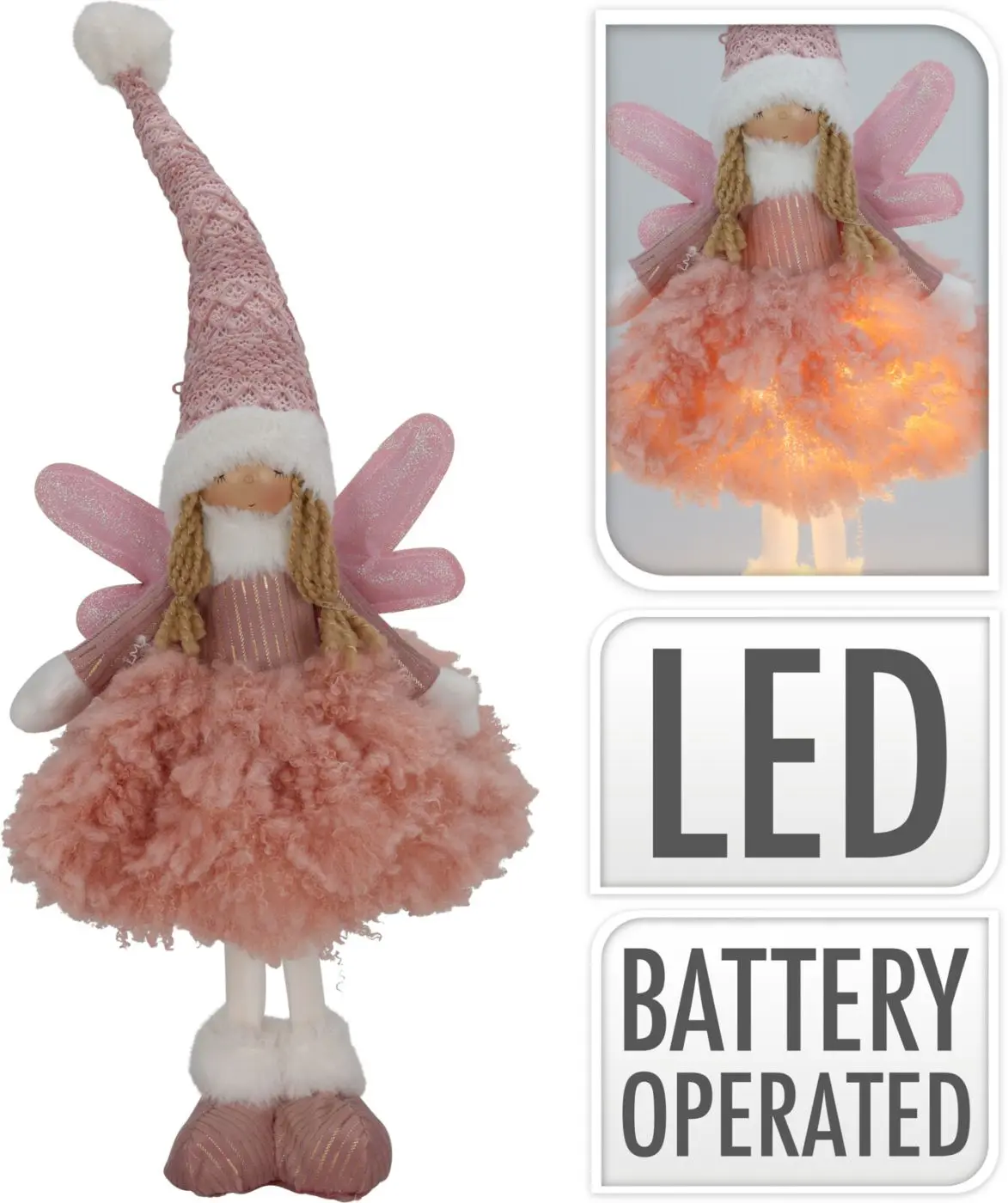Engel mit LED