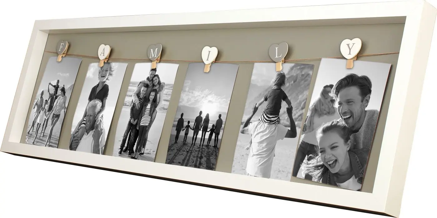 Collagenrahmen Family weiß 78 x 24 cm