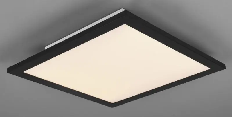 LED-Deckenleuchte Alpha mattschwarz