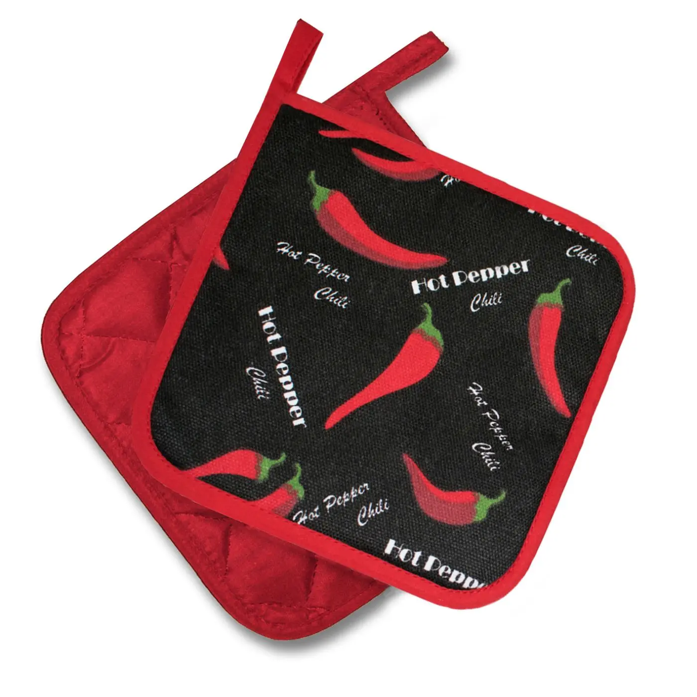 Topflappen 2er-Set Chilli