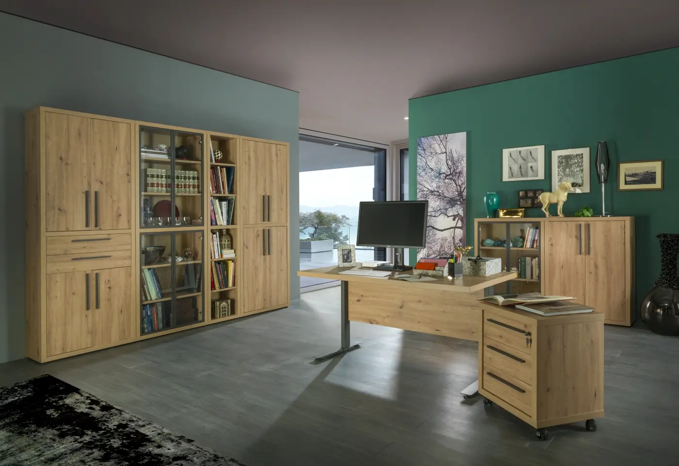 Rollcontainer Rilega Artisan Eiche