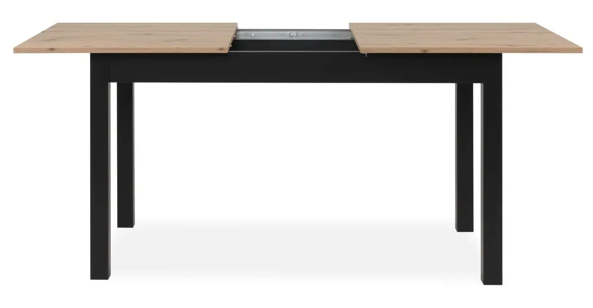Esstisch Coburg ausziehbar Artisan Eiche / schwarz