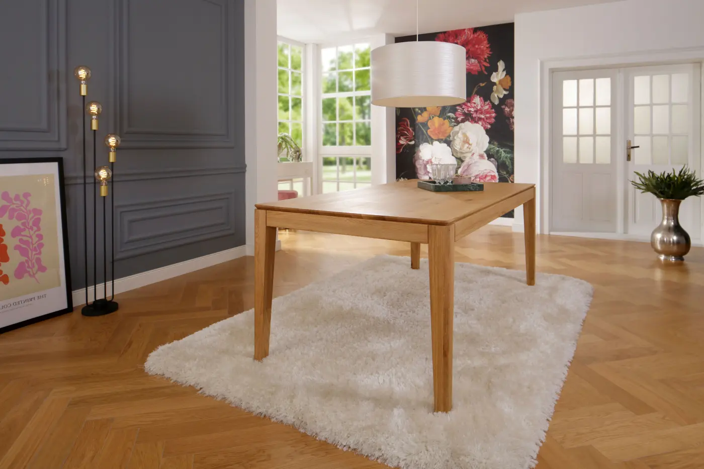 Esstisch TI-0669 Wildeiche massiv