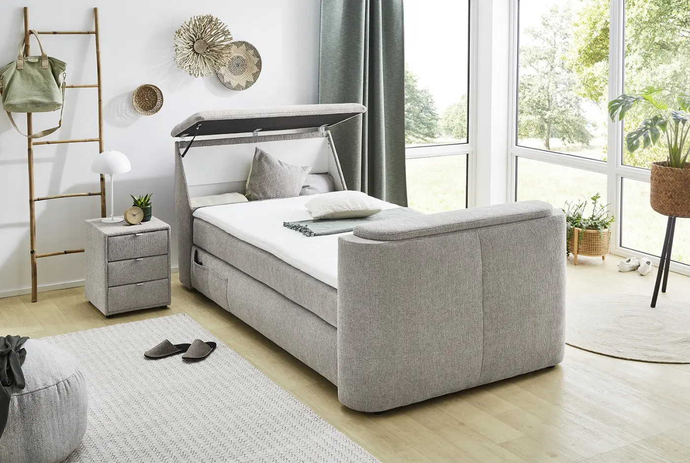 Boxspringbett Curve inkl. TV-Lift