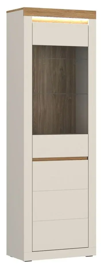 Vitrine Naxxar kaschmir/Stone Eiche