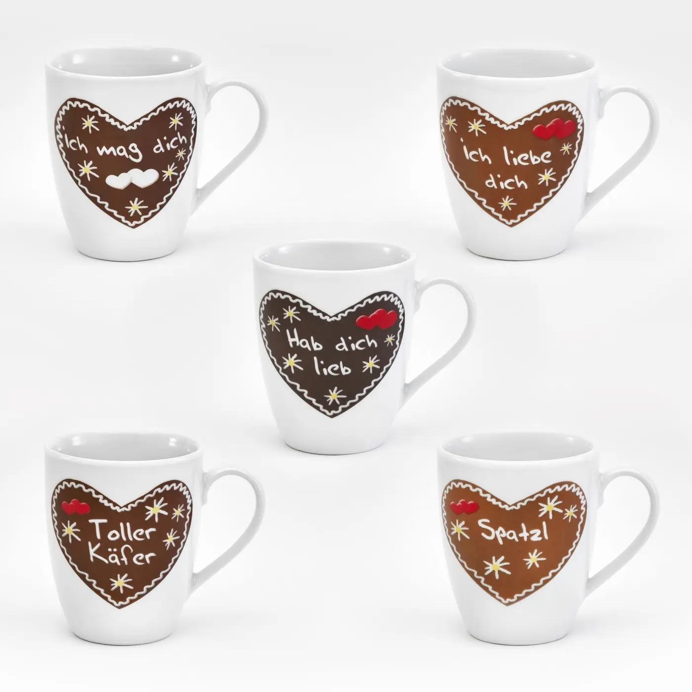 Kaffeebecher Lebkuchenherz 