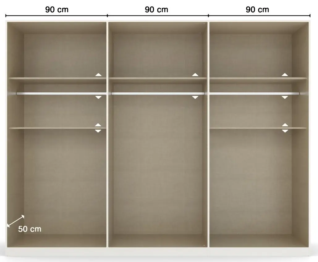 Drehtürenschrank Ticao 10-türig  weiß