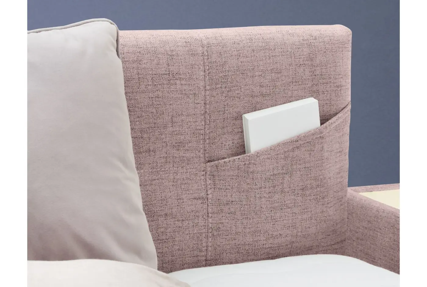Boxspringbett Nora 120 x 200 cm rosa