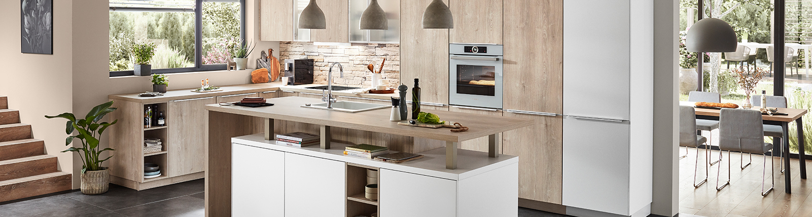 Moderne Küche Nobilia modern classic