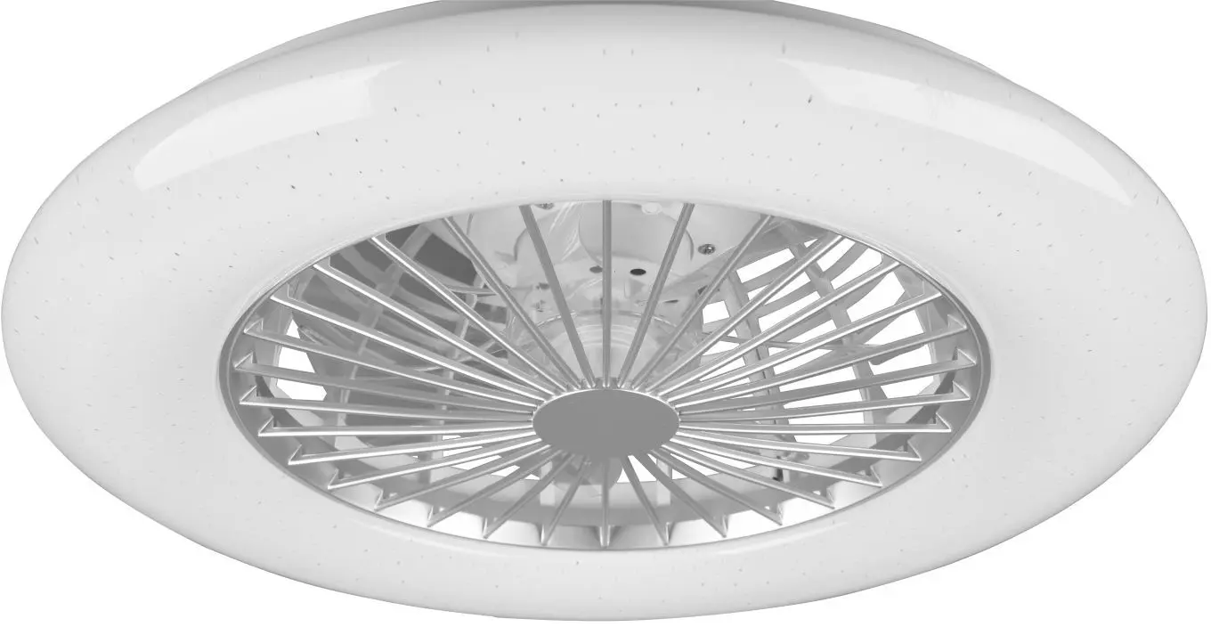 LED-Deckenventilator Stralsund titanfarbig
