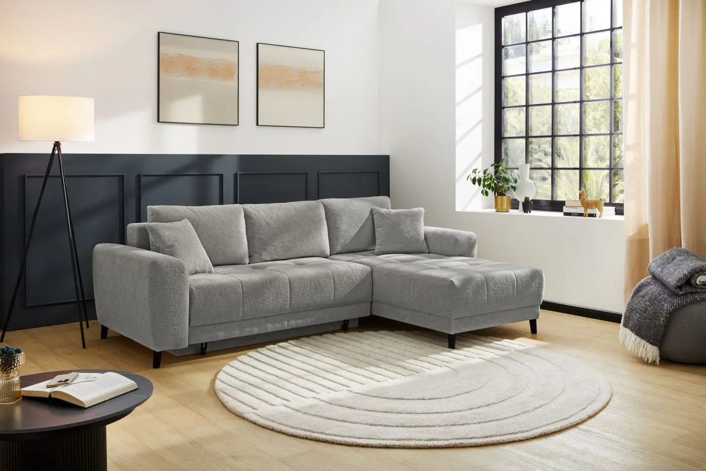 Wohnlandschaft Beverly grau