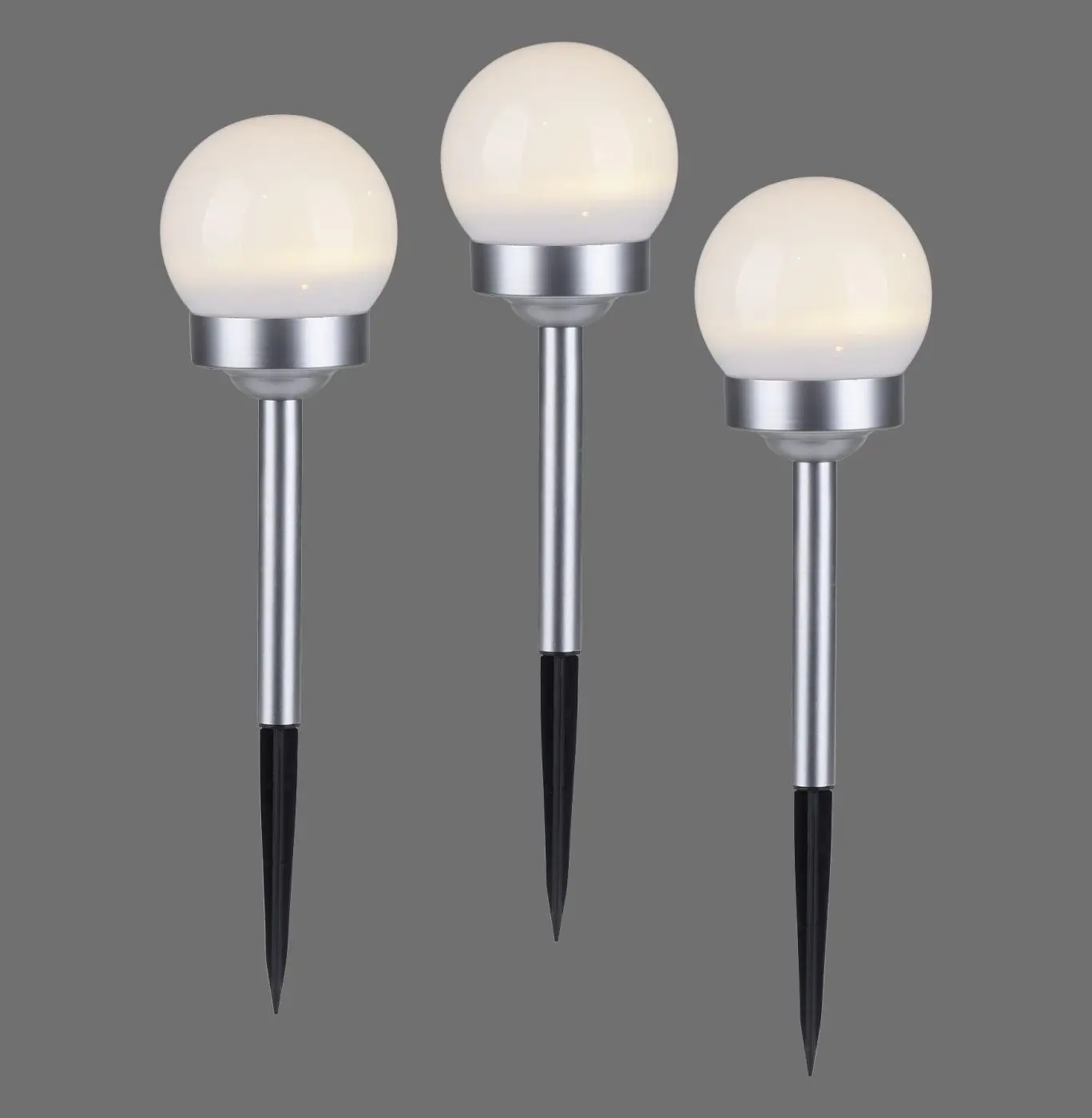 Solarleuchte Kugel 3er Set