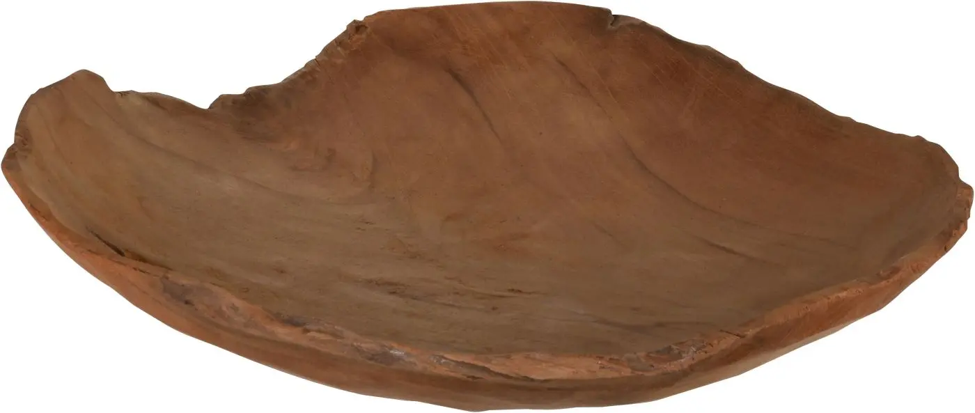 Schale aus Teakholz