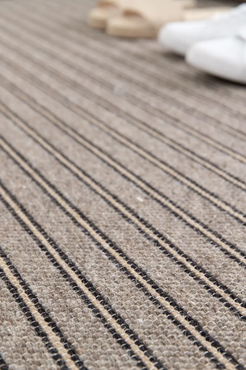 Teppich Lana 120 x 170 cm graubraun