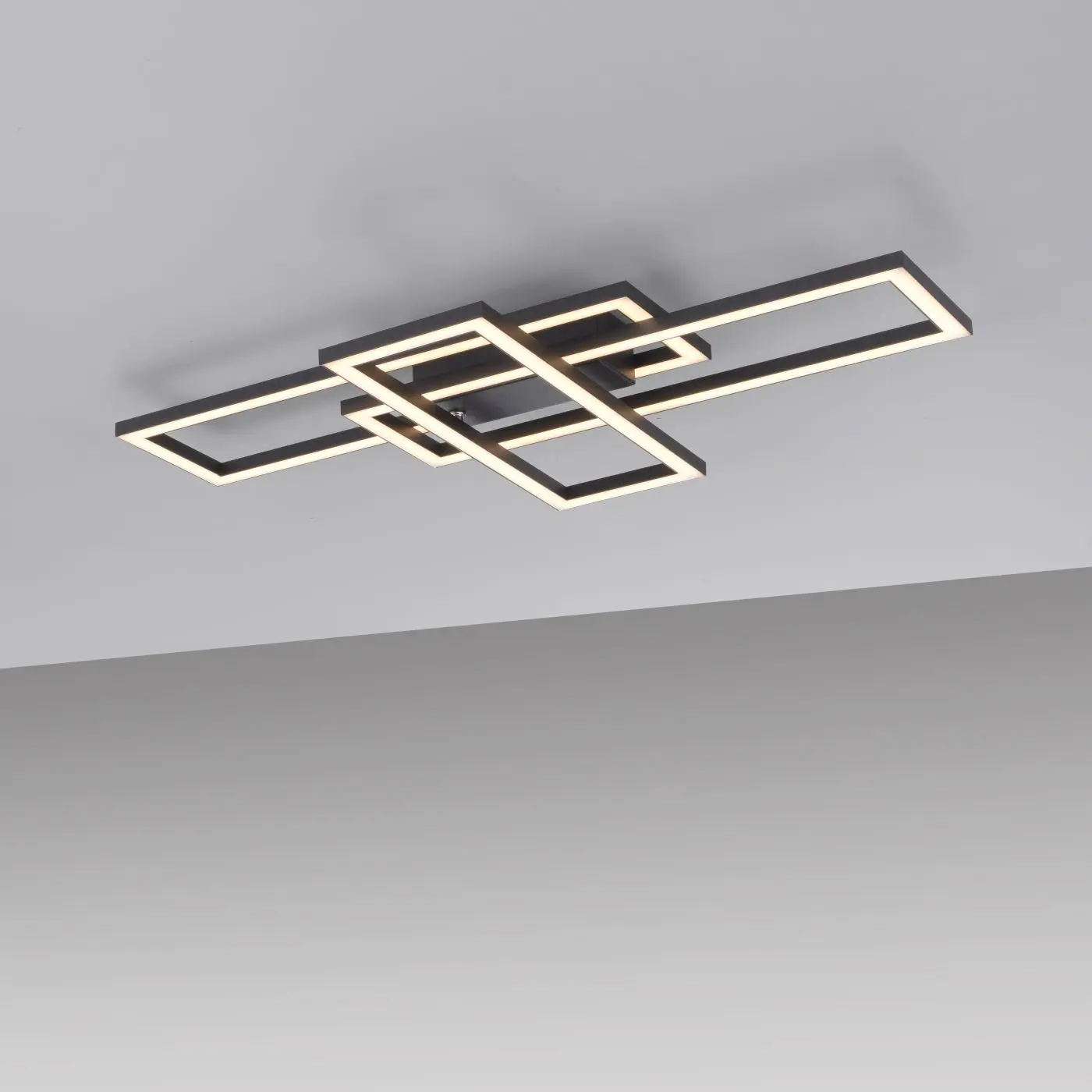 LED-Deckenleuchte Iven schwarz