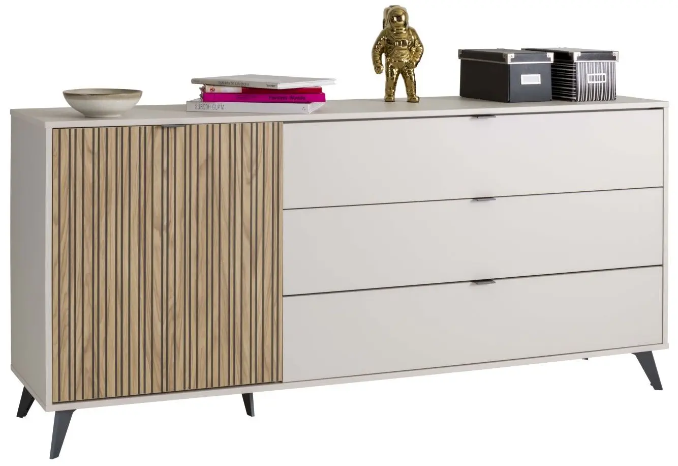 Sideboard Ilago cashmere/strippedwood