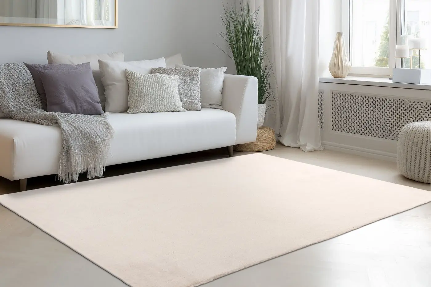 Teppich Spirit 80 x 150 cm helltaupe