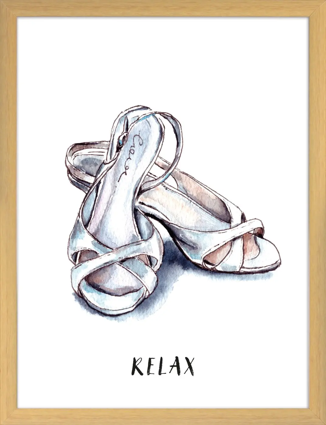 Kunstdruck-Set „Love of Shoes“ 31 x 41 cm