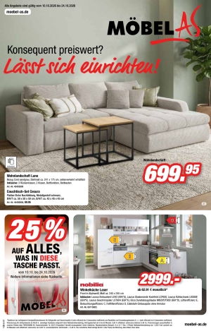 Möbel AS Prospekte & Angebote ➤ Neuheiten entdecken!