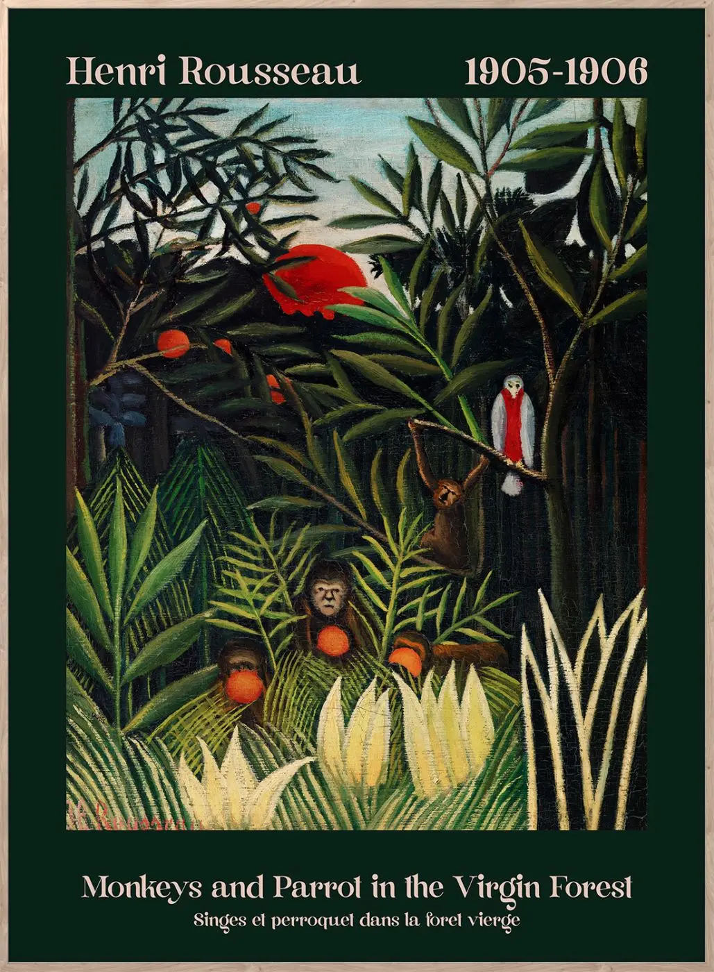 Bild gerahmt Virgin Forest 50 x 70 cm
