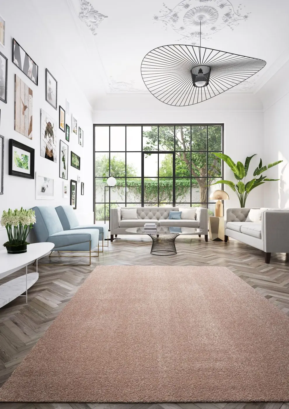 Teppich Dolce 80 x 150 cm pink