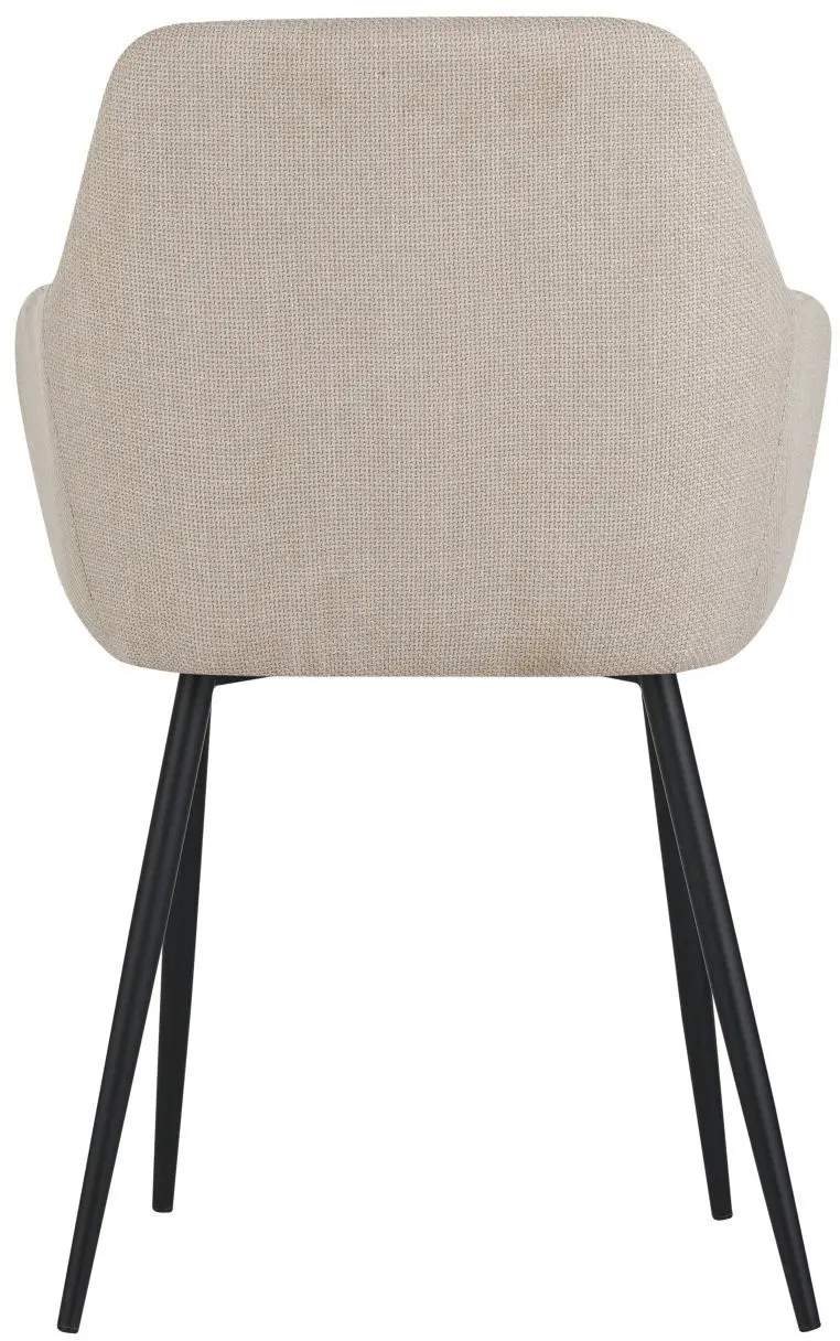 Armlehnen-Vierfußstuhl Maria S beige 