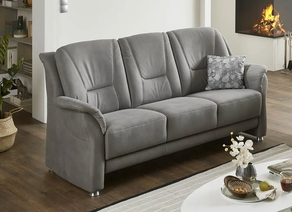 3-Sitzer couchliebe. LS404620 grau