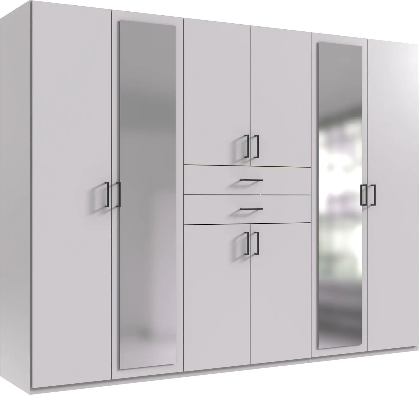 Drehtürenschrank Dillingen 8-türig weiß
