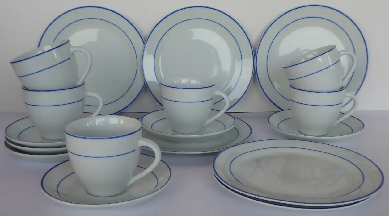 Kaffeeservice Blue Line 18tlg.