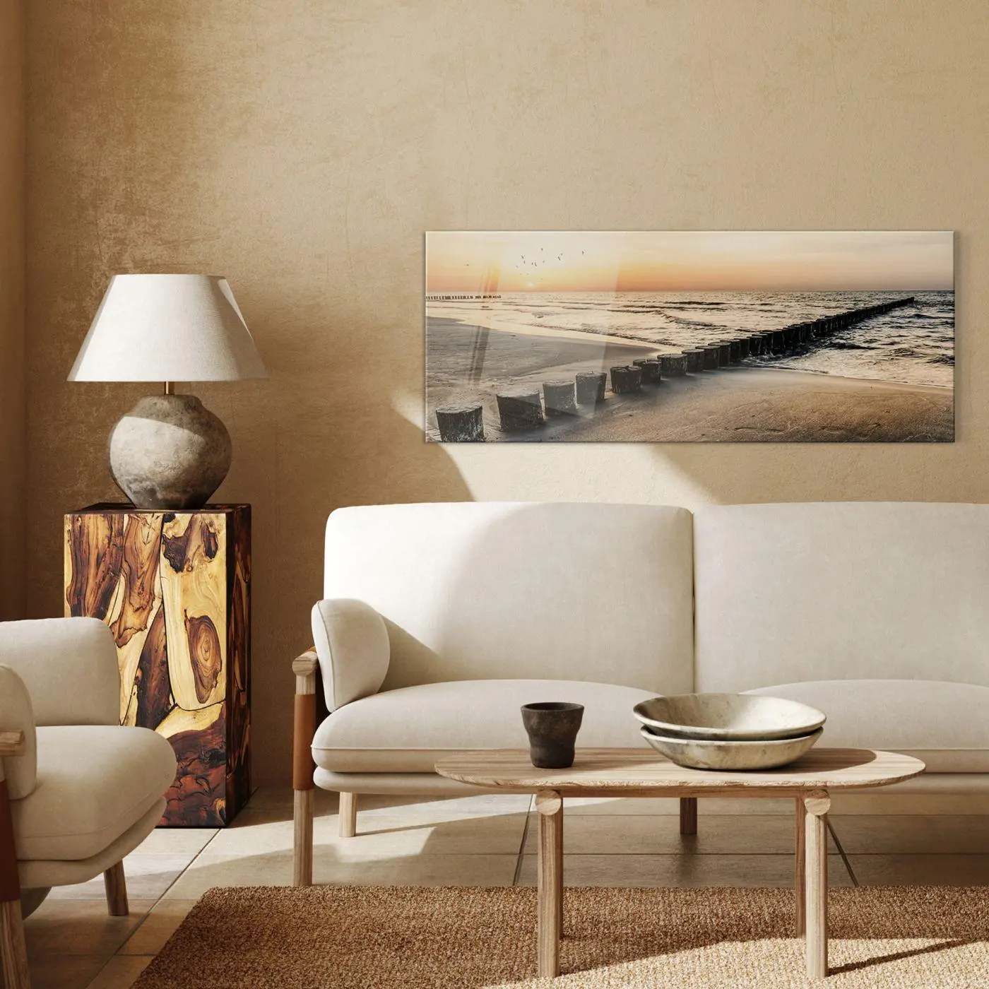 Glasbild Jetty 50 x 125 cm