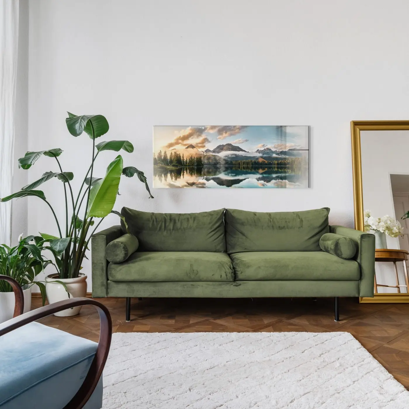 Glasbild Lake in Tatras 50 x 125 cm