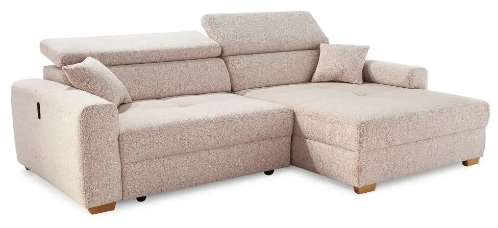 Wohnlandschaft Slider beige/orange