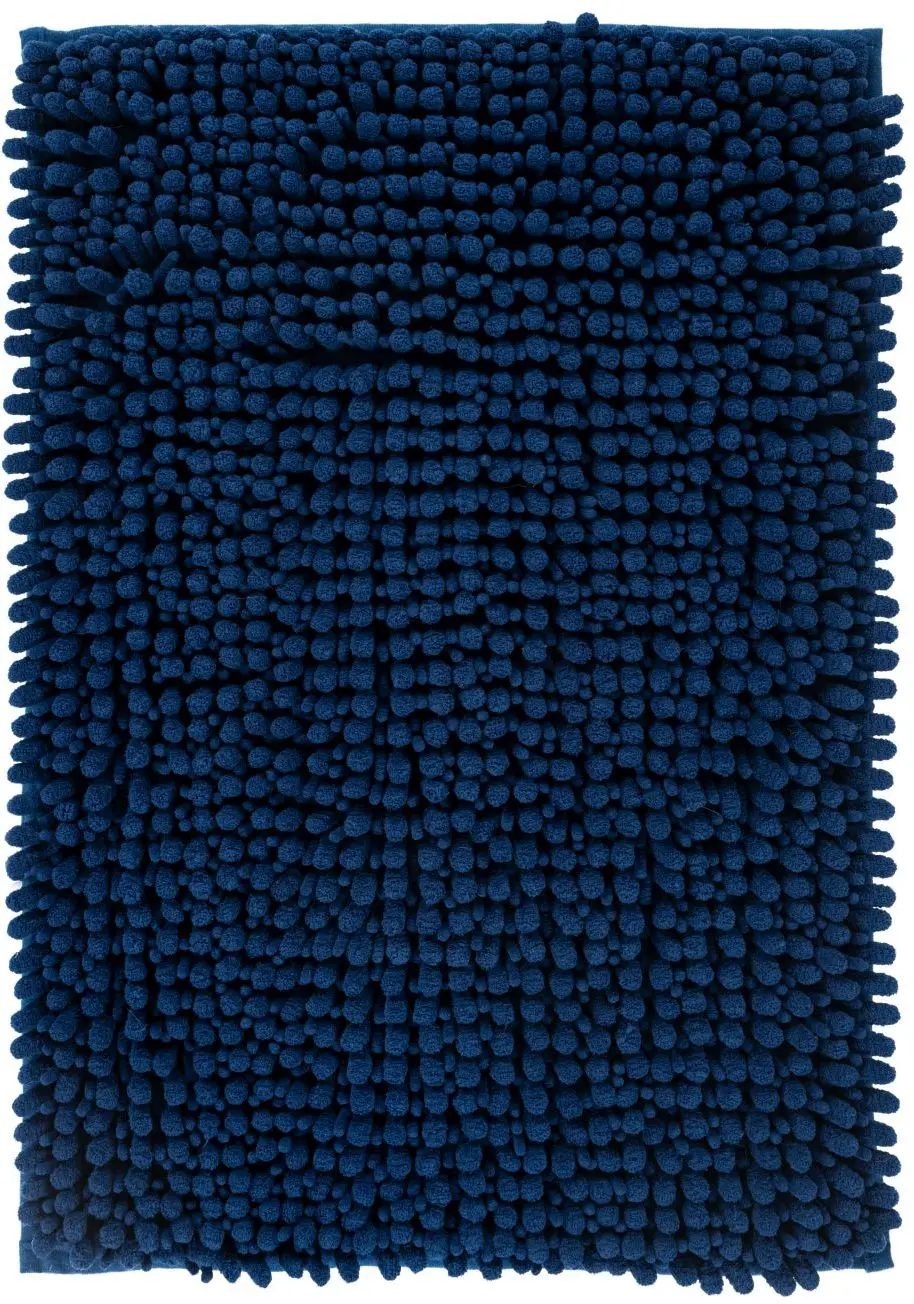 Badematte Fluffy 67 x 110 cm dunkelblau Badematte Fluffy 67 x 110 cm dunkelblau