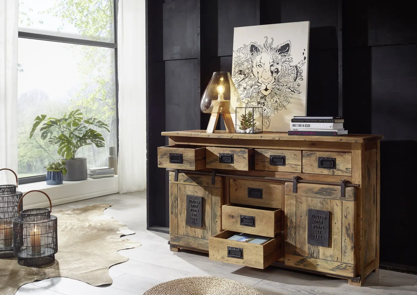 Sideboard WZ-0480 Mango Massivholz