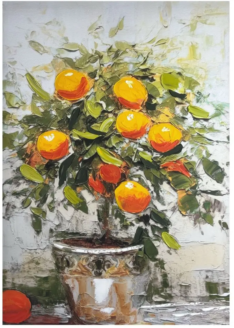 Leinwandbild Oranges 70 x 100 cm
