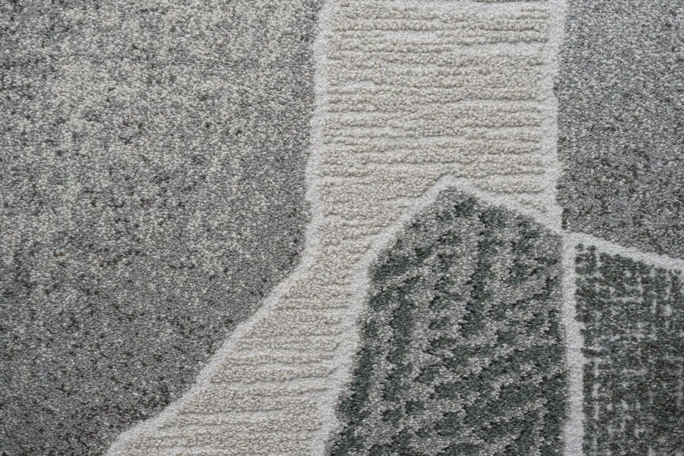 Teppich Valentino 133  x 195 cm weiß, grau, grün