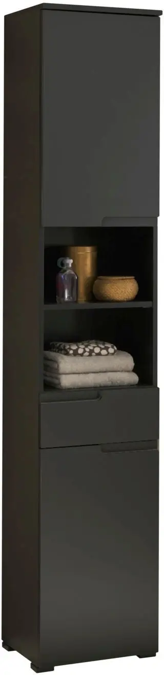 Bad Hochschrank Spice schwarz 