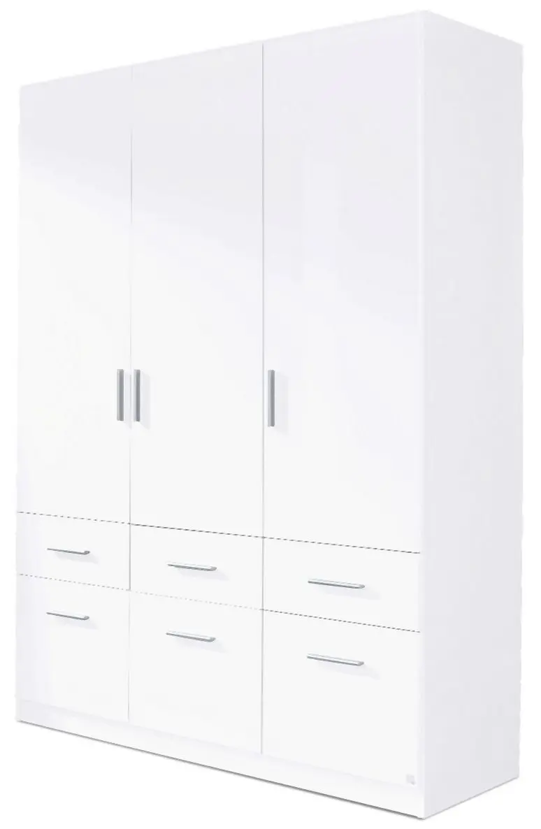 Drehtürenschrank Celle 3-türig weiß