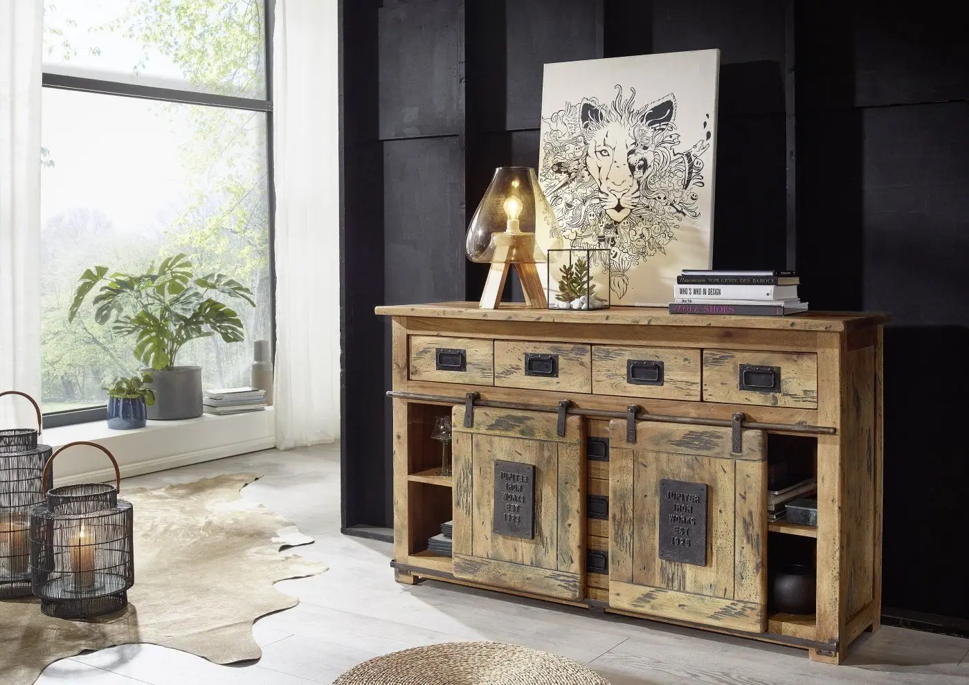 Sideboard WZ-0480 Mango Massivholz Sideboard WZ-0480 Mango Massivholz