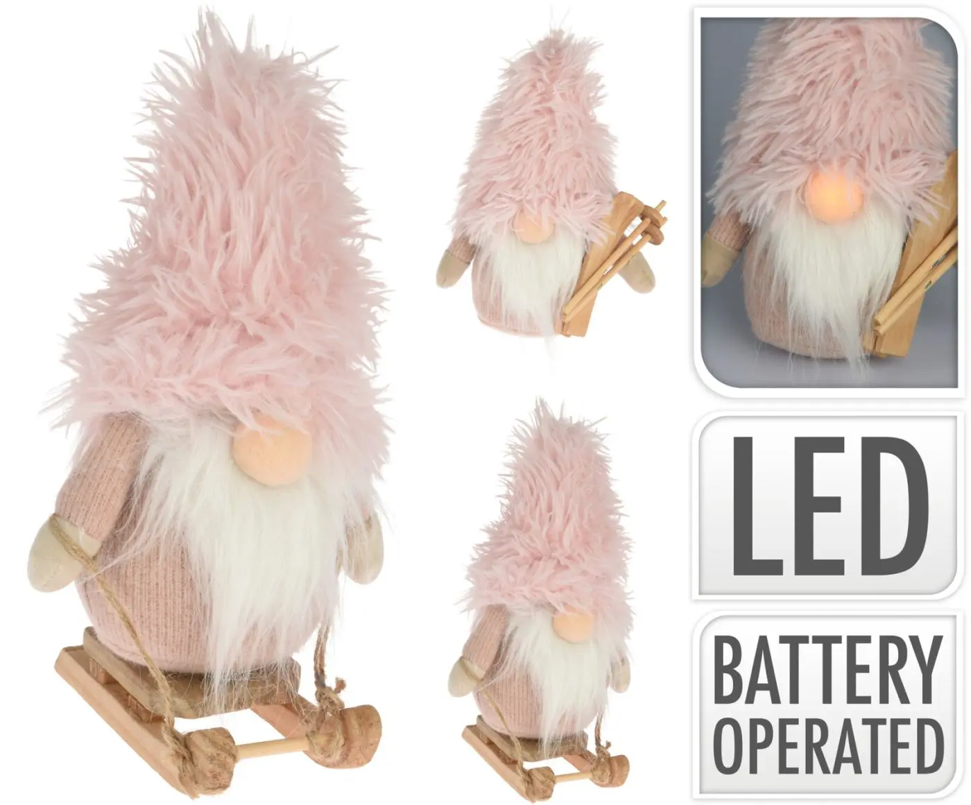 Zwerg mit LED