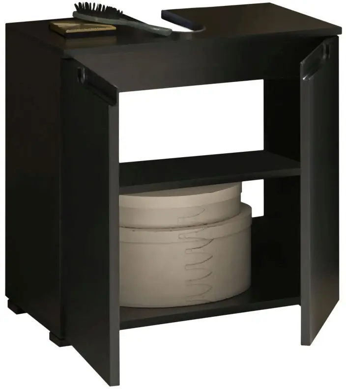 Waschbeckenunterschrank Spice schwarz