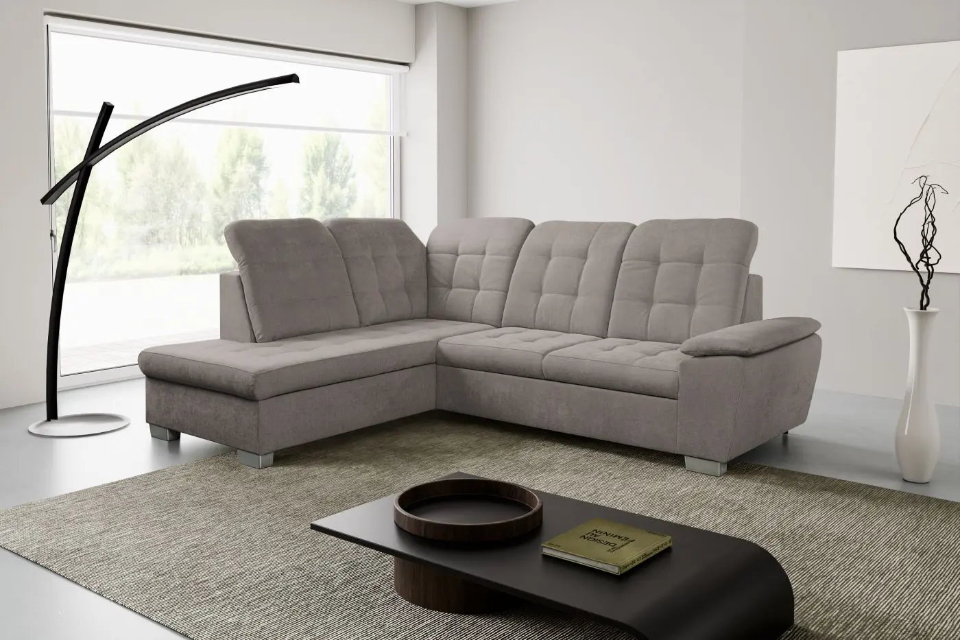 Wohnlandschaft Bonny grau