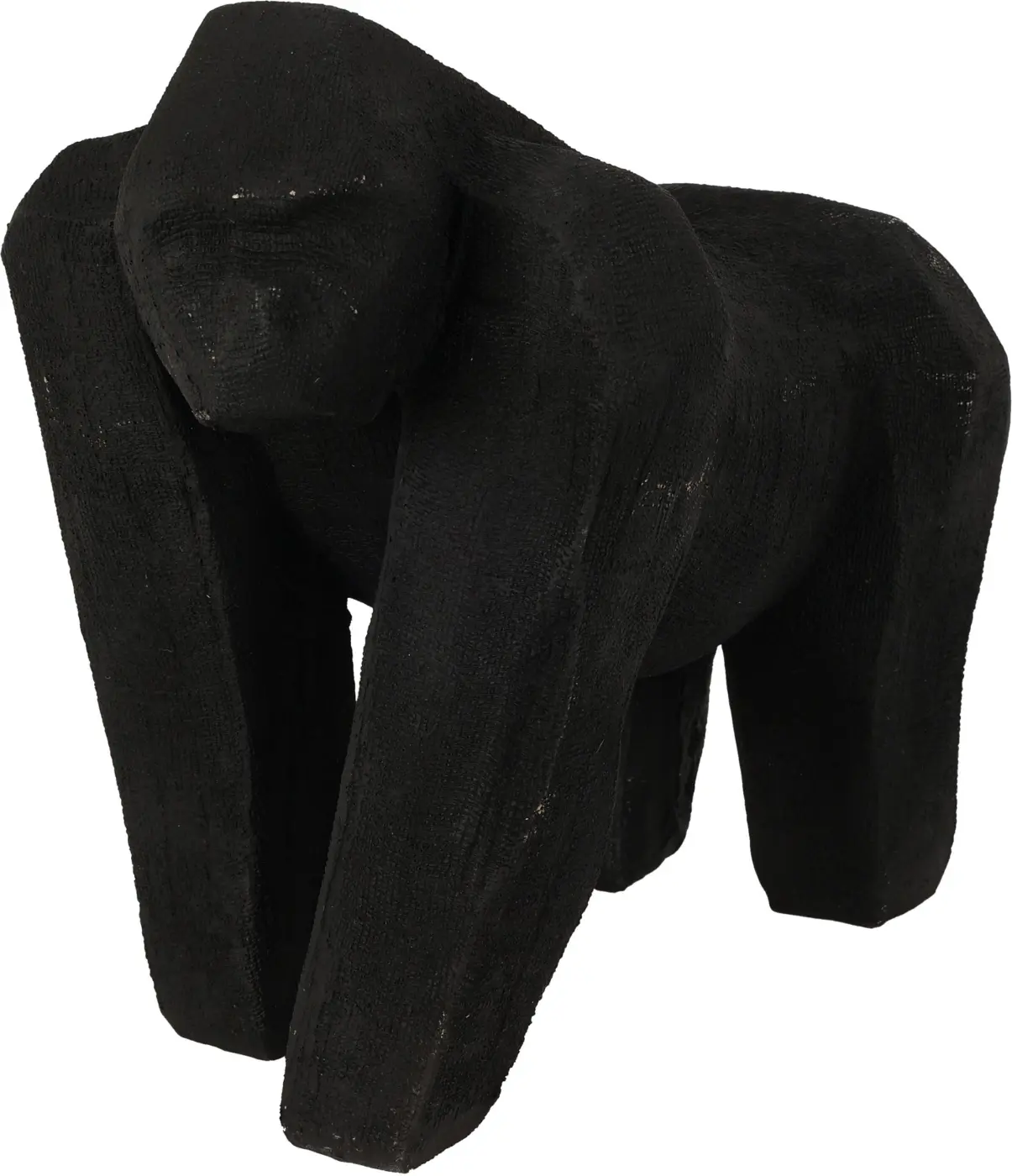 Dekofigur Gorilla schwarz